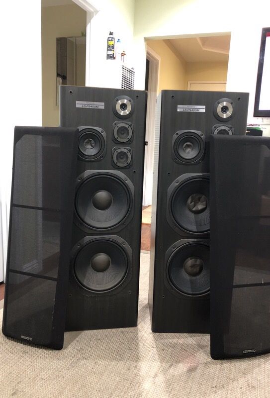 Kenwood twin woofer multi-drive unit system