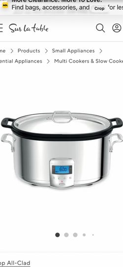 All Clad 7 qt slow cooker