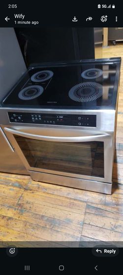 Frigidare galory electric stoves glass indoctrination