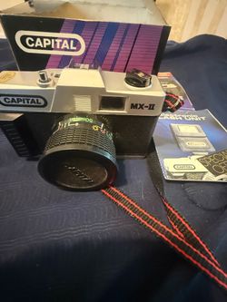 Vintage CAPITAL MX-11 35MM FILM RETRO CAMEA W50MM LENS  & ORIGINAL BOX