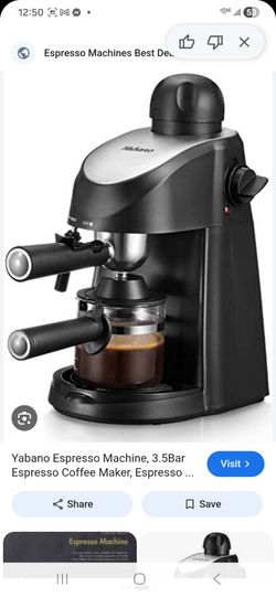 Espresso Machine 3.5Bar Coffee Maker with Milk Frother for Home Barista
