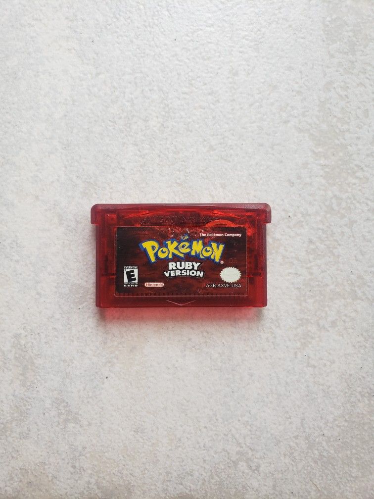 Pokemon Ruby Nintendo Gameboy