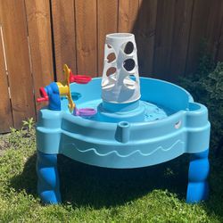 Water Table Kid Outside 