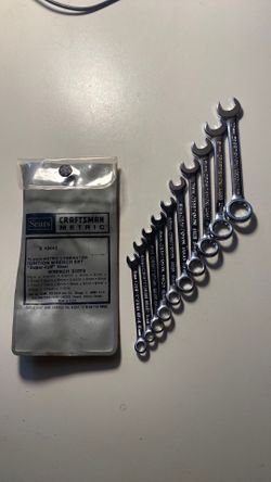 Craftsman 10-piece metric combination set #9 43443