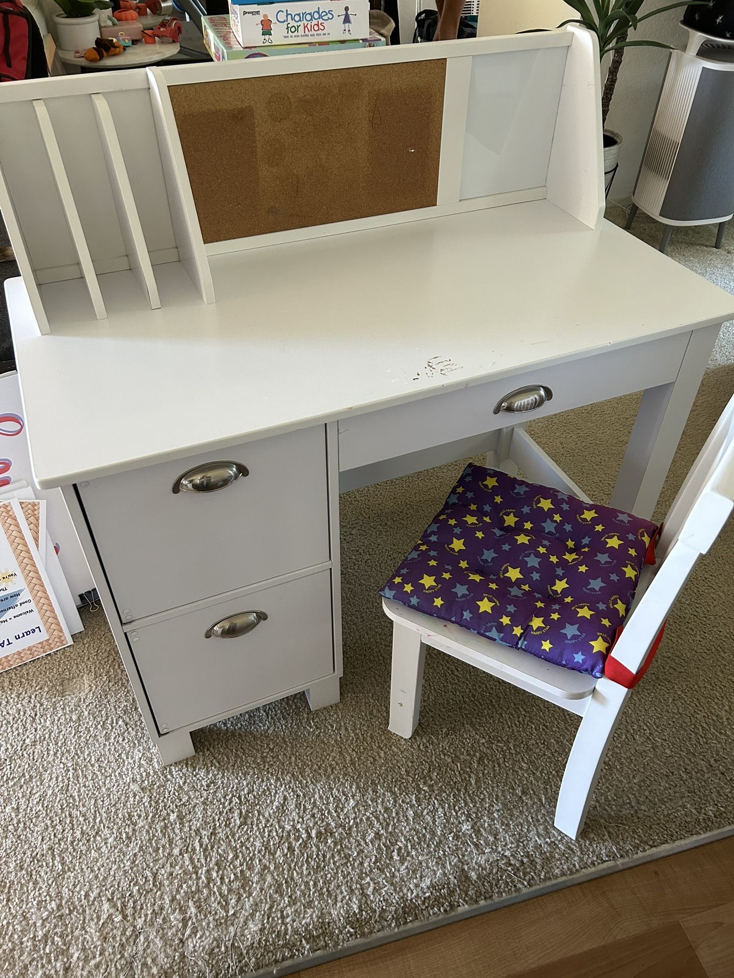 KidCraft Wooden Children Study Desk with Chair