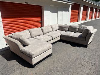 Cindy Crawford Sectional Couch Sofa 