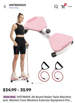Hot wave Ab Board Waist Twist Machine- Like new