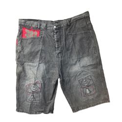 Vintage Y2K Makaveli Men’s Sz 48 Jean Button Down Fly Shorts 