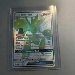 Scizor Gx Shiny Pokémon Card 