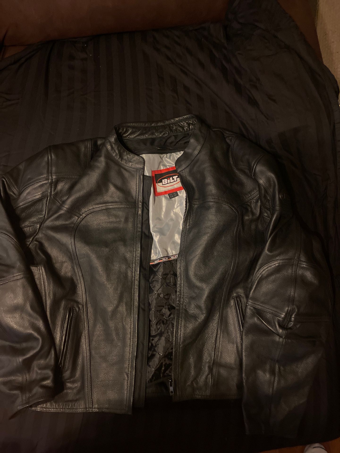 Bilt Leather Motorcycle Jacket