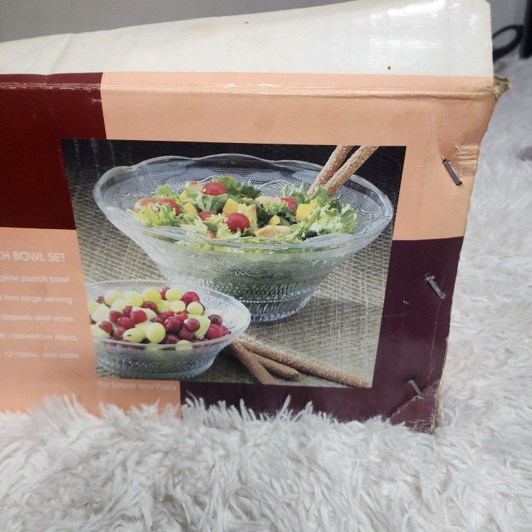27 Pice Punch Bowl Set