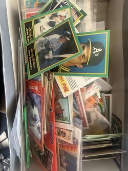 Trading cards, baseball cards, football cards