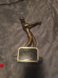 Vintage golf trophy