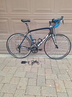 FUJI GRANFONDO 1.9 FULL CARBON 56 CM ROAD BIKE WITH ELECTRONIC SHIFTER ( CHECK MY OTHER BIKES)