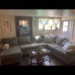 Cozy Grey sectional Couch