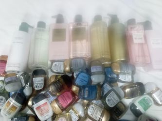 Victoria secrets perfume sprays an lotion an bath an Bodyworks hand sanatizers