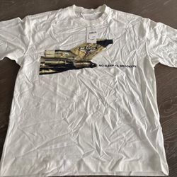 Beastie Boys No Sleep Til Brooklyn Plane T-Shirt White Size S NWT Official