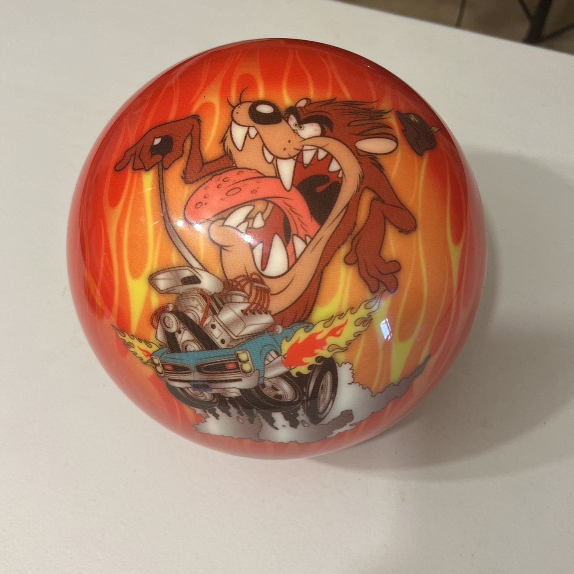 Brunswick Warner Bros Viz-A-Ball Kids Bowling Ball TAZ Devil Without a Cause Vintage.