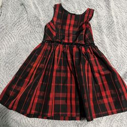 Holiday Dress Size 4t Red And Black