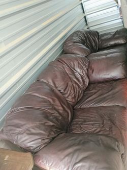 Authentic Leather Couches 