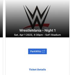 Wrestlemania Sofi+Parking In Pink lot