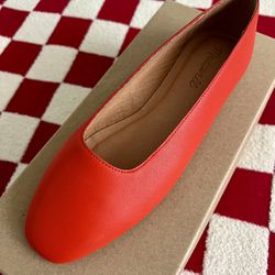 Madewell Red Flats 7.5