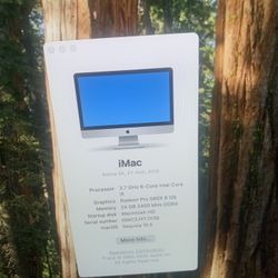 iMac 5k 27-inches 2019