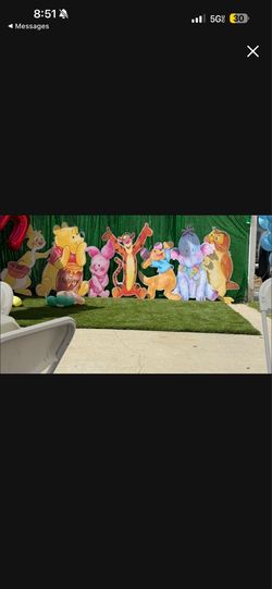 Winnie the Pooh cut outs