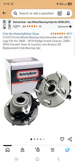 Hubs and engine mount kit
