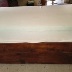 Twin Size Custom-made Captain Bed With Mattress