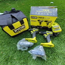 RYOBI ONE+ HP 18V Brushless  1/2 in. Drill and Impact Driver Kit