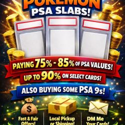 Buying Pokemon PSA Slabs, Raw And Sealed 