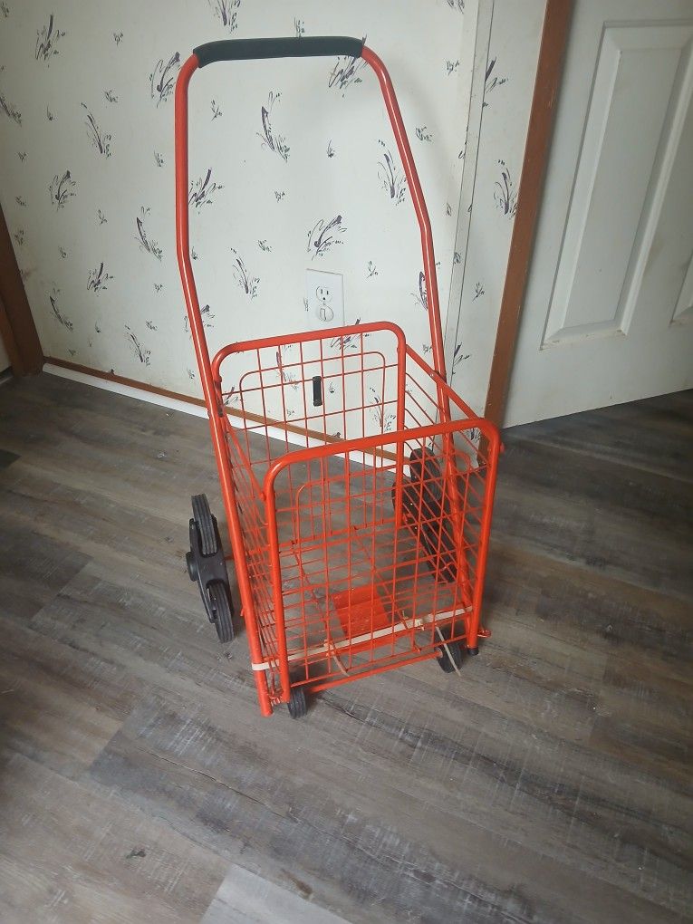 Folding Metal Shopping Cart