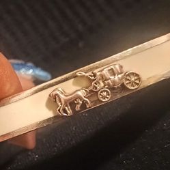 Coach gold braclet