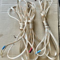 Three "Monster cable" speaker cables. Barely used.