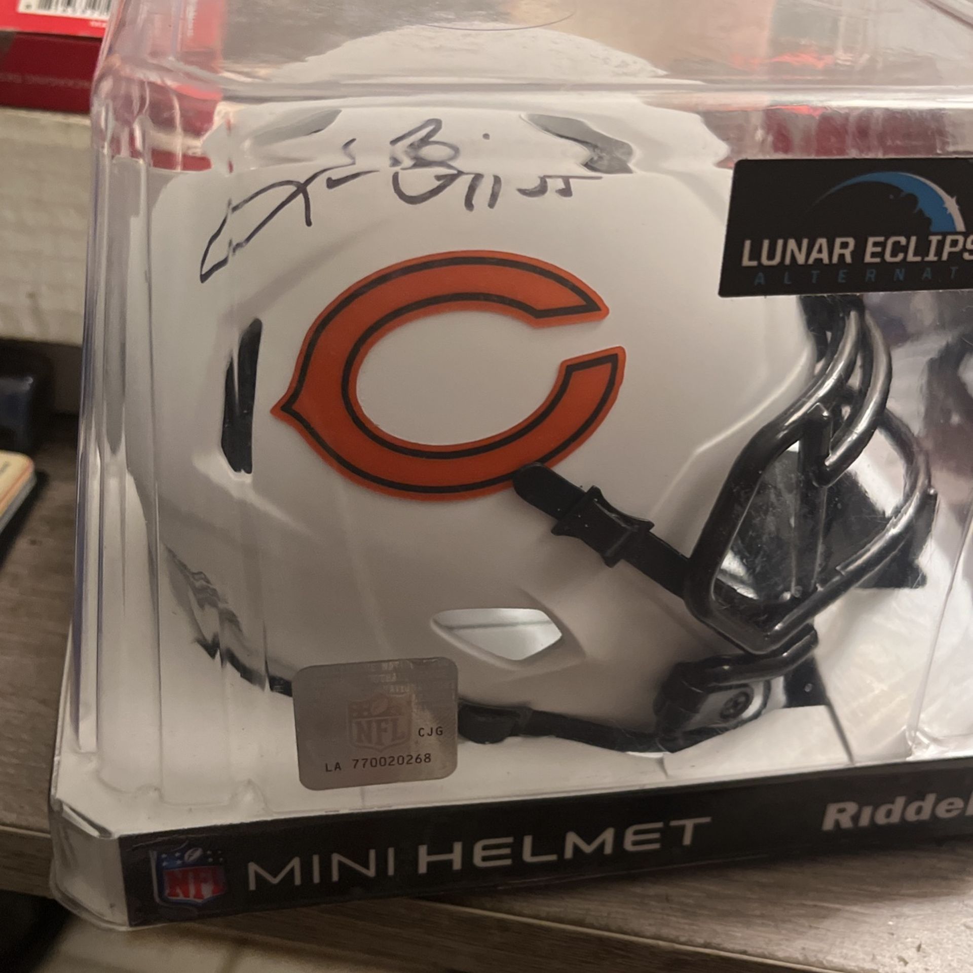 Lance Briggs Mini Helmet Bears