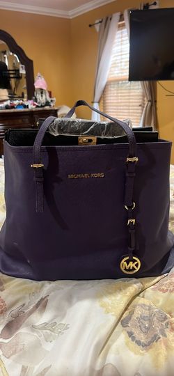 Michael Kors Tote Bag Purple