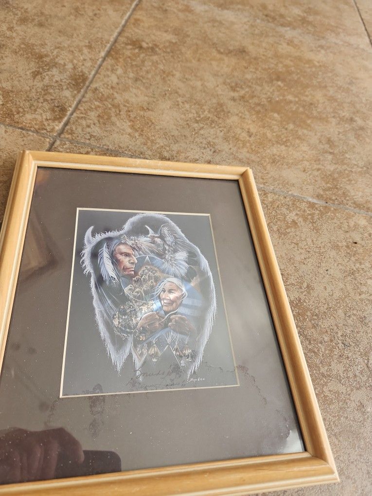 Native American Print by Carole Bourdo #2
