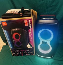 JBL Partybox Club Live 120 Portable Bluetooth Party Speaker w/ LED Lights, Wireless Microphone