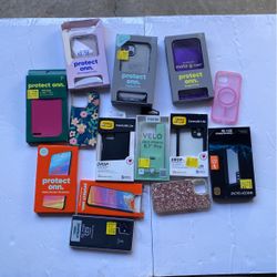 15 Phone Cases IPhone/ Samsung 