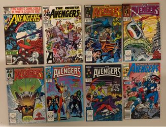 Avengers Vintage Comic Book 8 Issue Lot
