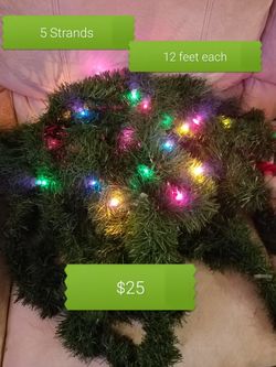 5 Strands of Xmas Garland