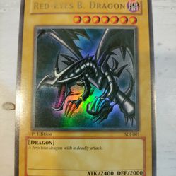 Red Eyes B Dragon 1st Edition Yugioh