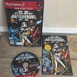 Playstation PS2 Star Wars Battlefront 2 just $15 xox