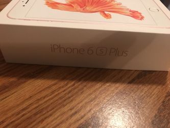 iPhone 6s Plus 16gb rose gold box only