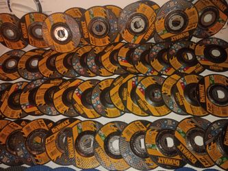 4 1/2" various grinder wheels all new