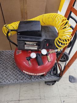 6-Gallon Portable Electric 150 PSI Pancake Air
Compressor