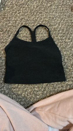 Beyond Yoga Cropped Tank Black Size Xs