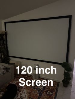 NEW Silver Ticket Products STR Series 6 Piece White 1.1 Gain 120" Diagonal 16:9 Format Projection