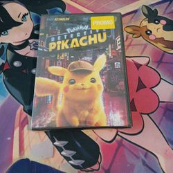 Pokemon Detective Pikachu PROMO Brand New SEALED DVD 